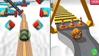 Going Balls 😜🏀vs video Reverse Gameplay Hard Level( Part 12 )(Android ios Gameplay)