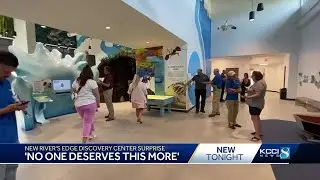 'No one deserves this more': New River's Edge Discovery Center surprise