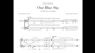 One Blue Sky (SSAA Chorus a cappella) | Dale Trumbore