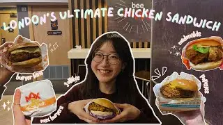Лондонские гастрономические приключения 🍔 В поисках ИДЕАЛЬНЫХ КУРИНЫХ СЭНДВИЧЕЙ 🍟 с участием Pope...