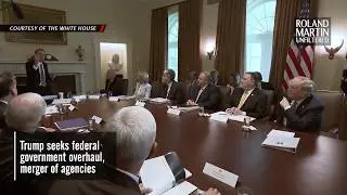 &lsquo;Drain The Swamp Cabinet Meeting:&rsquo; Trump Seeks Federal Government Overhaul, Merger Of Agencies