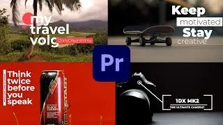 In-depth How to Import, Organize, and Use MOGRTs | Premiere Pro 2020 CC