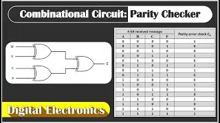 Parity Checker || Design of Combination Circuit || Digital Electronics