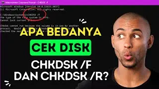 Apa Perbedaan Cek Disk CHKDSK /F dan CHKDSK /R?