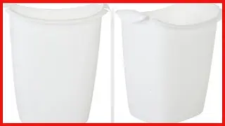 Great product -  Rubbermaid Small Trash Can, Plastic, 3.5-Gallon/14-Court, White Wastebasket for Kit
