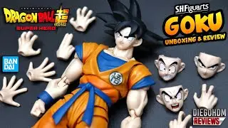 GOKU SH Figuarts Dragon Ball Super: Super Hero Unboxing e Review BR / DiegoHDM