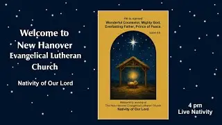 December 24, 2025 - 4 pm - Nativity of Our Lord