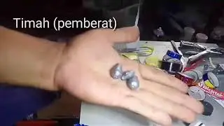 membuat umpan jig || bahan murah meriah