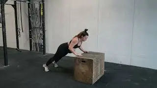 Burpee with Box Push up Pregnancy