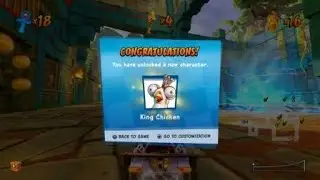 Crash Team Racing Nitro-Fueled - Unlocking King Chicken