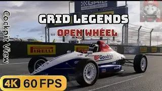 Cockpit View - Grid Legends (Open Wheel) Ultra Settings 4K Gameplay Rennen
