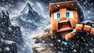 TERJATUH KE JURANG! Pendakian Everest di Minecraft Gagal&hellip; | I Fell While Climbing Mount Everest 🏔️