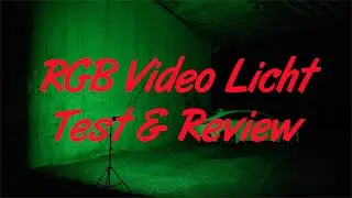 BOLING BL-P1 RGB LED Video Licht // Review & Unboxing //