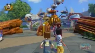Tomorrowland in Kinect Disneyland Adventures - Virtual tour on Xbox 360