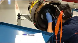 PT6-41 compressor turbine blade tip clearance inspection