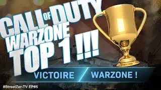 TOP 1 EN WARZONE ! CALL OF DUTY MODERN WARFARE #STREETZER GAMING