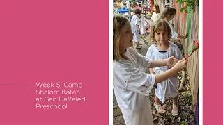 Weeks 4 & 5 at Gan HaYeled Preschool's Camp Shalom Katan