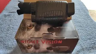 Digital Night Vision Monocular - Unboxing