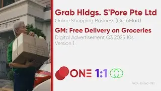 GrabMart Free Delivery on Groceries Digital Ad Q3 2025 10s (Philippines, Version 1) [1:1/ST]