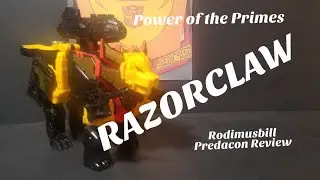 Power of the Primes PREDACON RAZORCLAW Transformers Voyager Review (Part 3 Predaking)