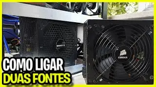 💴 COMO LIGAR DUAS FONTES NA RIG - MUITO CUIDADO - Quartinho de mineração de criptomoedas