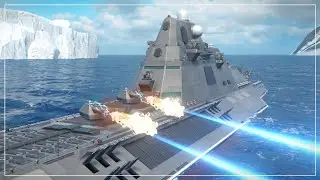 [모던워쉽] 대형 전함 주포가 레일건이라고?? 전함 뉴 햄프셔! - USS New Hampshire (BB-1011) -