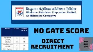 HPCL Recruitment -2022 In Tamil | Civil Engineering |