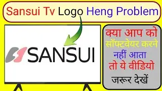 A7K51T1 Sansui Logo Heng Problem!! JSW32ASHD LED TV Smart!Lovely Easy Method LED TV Repair Tutorial 