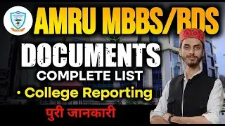 HP NEET MBBS / BDS Documents Final list for College Reporting / Don't Miss / Inspiring Agricon