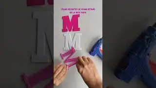COMO HACER UN CAKE TOPPER SIN MAQUINA #manualidades #caketopper #diy #letra #decoracion #hechoamano