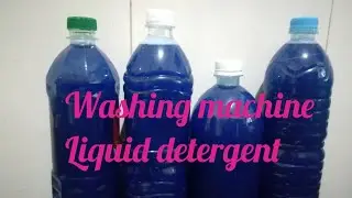 Washing Machine liquid detergent making at home 🏡