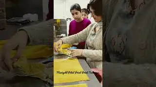 Workshop on how to dye your fabric using marigold flower using petal print technique.