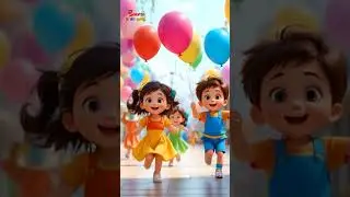 வண்ண வண்ண பலூன்கள் - Balloon Song | Tamil Nursery Rhymes for Children's | Galatta Kids | Shorts