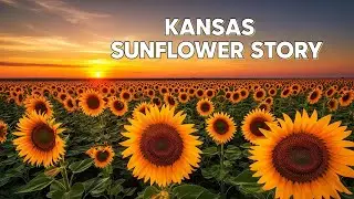 The Origin of Kansas&rsquo;s Sunflowers 🌻 Calming Midwest Storytelling (Nature History Short)