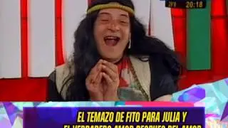 EL TEMAZO DE FITO PAEZ A JULIA MENGOLINI - 08-08-14