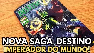 NOVA SAGA MARVEL | UM MUNDO SOB DESTINO VOL 1 - QUADRINHO COM CARA DE SPIN OFF DO MCU