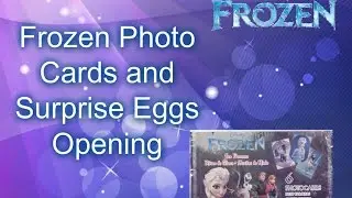 Disney Frozen Photo Cards, Frozen Stickers, and 3 Surprise Eggs