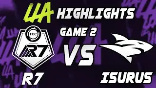 Rainbow7 vs Isurus Game 2 highlights - LEAGUE OF LEGENDS - LLA 2022 PLAYOFFS