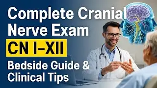 Complete Cranial Nerve Exam CN I&ndash;XII  High Yield Bedside Guide  Clinical Tips #cranialnerves