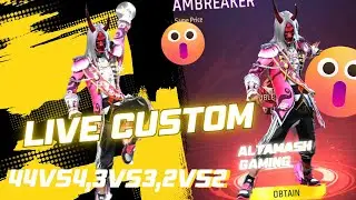 Live custom ✨️  play with SUBSCRIBERS  free fire 🔥 Live stream