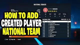 КАК ДОБАВИТЬ СОЗДАННОГО ИГРОКА В СБОРНУЮ! (МУЖЧИНЫ И ЖЕНЩИНЫ) FIFA 23