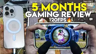 iPhone 16 Pro Max 5 Months Gaming Review 2025 | BGMI FPS, Heating, Battery & Performance Test
