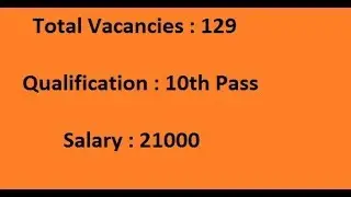 Apply Here  Total 129 Vacancies Here Before Last Date