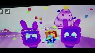 I hatched a GODLY Cotton code pet in Bubble gum clicker, The new update!