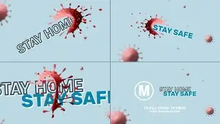 Stay Home Campaign Logo After Effects Templates