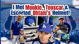 Dream Day with MLB Stars: Escorted Shohei Ohtani’s Helmet, Met Mookie & More! 🌟⚾