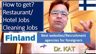 How to get Restaurant and hotel jobs in Finland? || Cleaning jobs in Finland || hMove to Finland