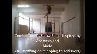 Amy Advanced Pole Tricks - Bunny Split, Russian Split, Elbow Splits, Doe combo