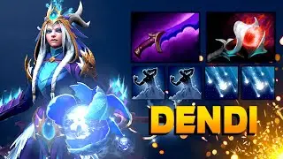 Dendi's Crystal Maiden Mid Outplayed Enemy Puck | Crazy Game [Registry of Plays]