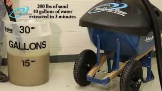 ROLL-N-VAC  water and sand pick up.